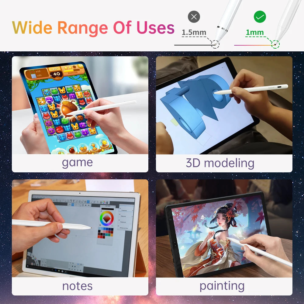 Universal Stylus Pen GD02 for iPad and Android Goojodoq