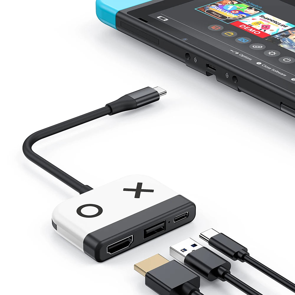 Nintendo Switch/OLED Dock HDMI USB C Goojodoq