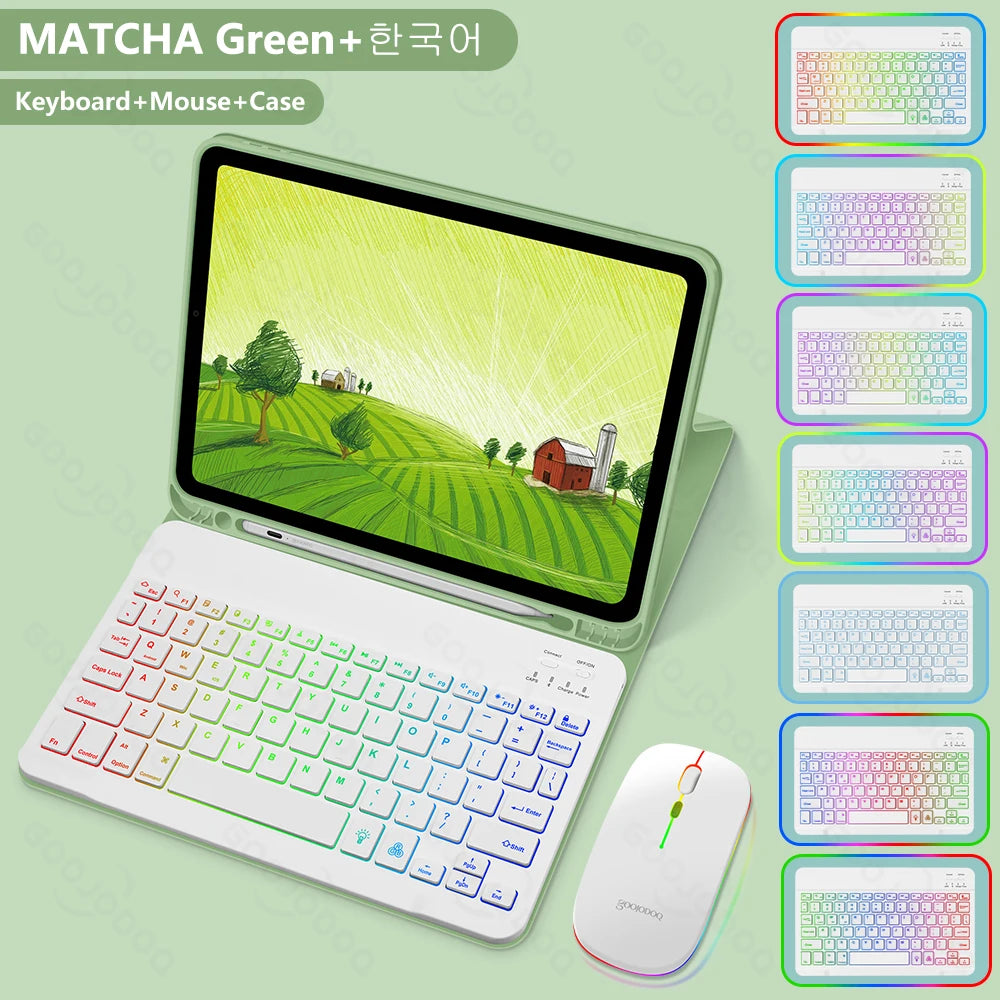 Magic Keyboard and Mouse For iPad Goojodoq