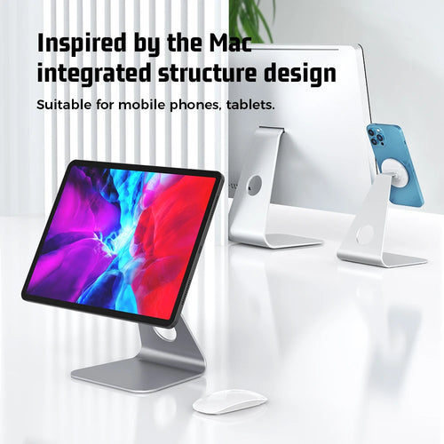iMac-Style Magnetic Desk Mount – iPhone & iPad Compatible