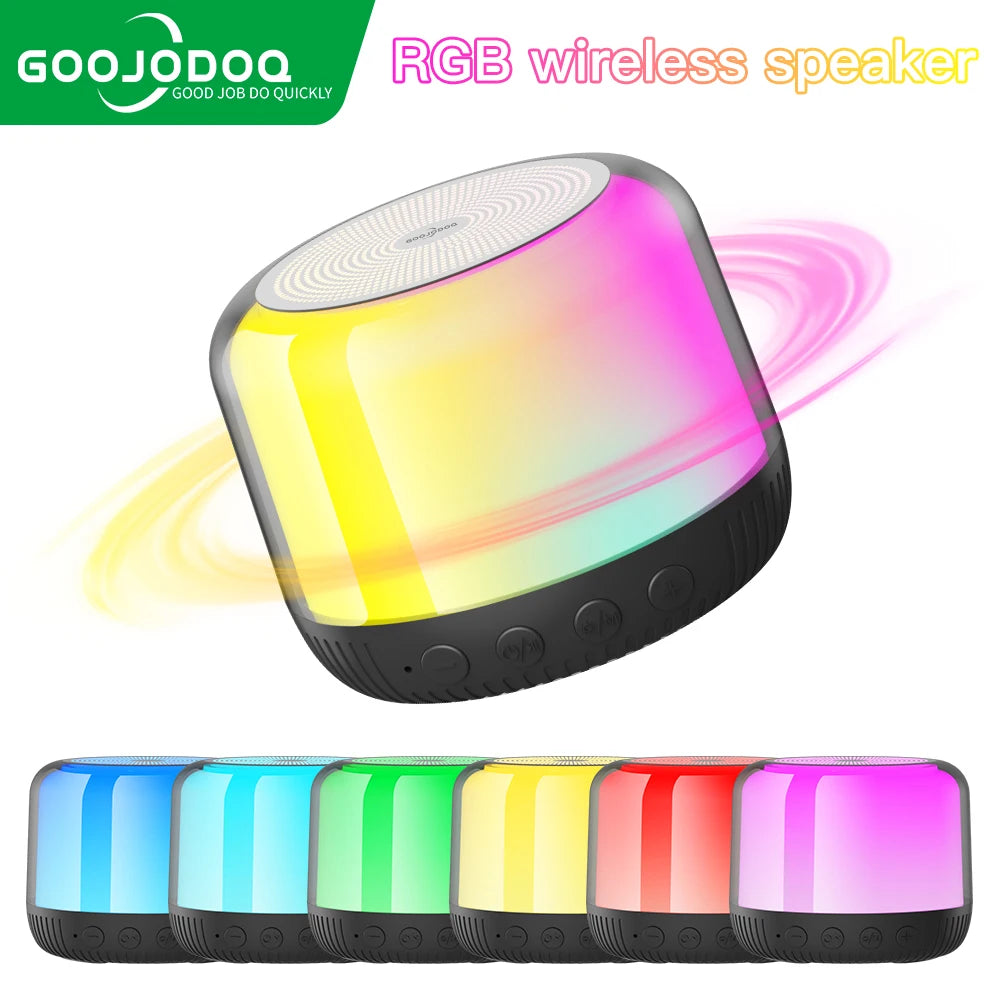 Goojodoq Bluetooth Speaker BT5.2 with RGB Light