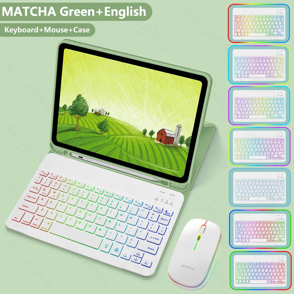 Magic Keyboard and Mouse For iPad Goojodoq
