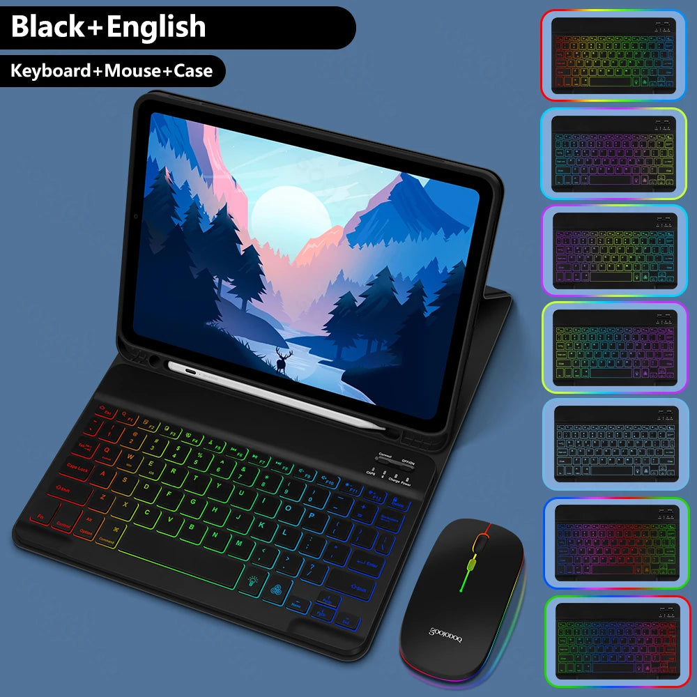 Magic Keyboard and Mouse For iPad Goojodoq