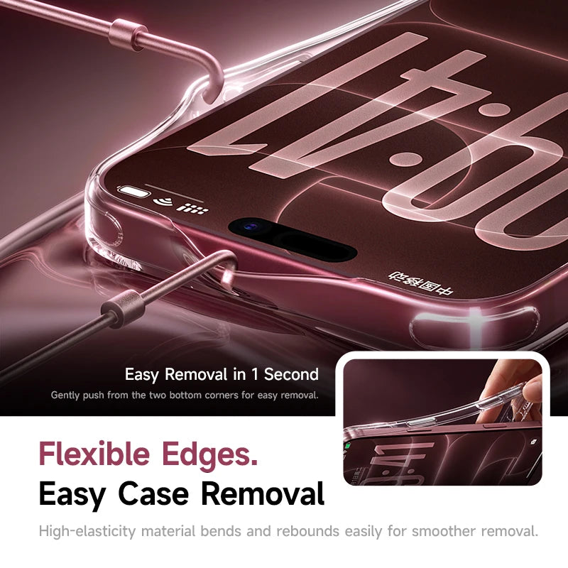 Baseus Simple Clear Protective Case for iPhone 17 & 18 Pro Series