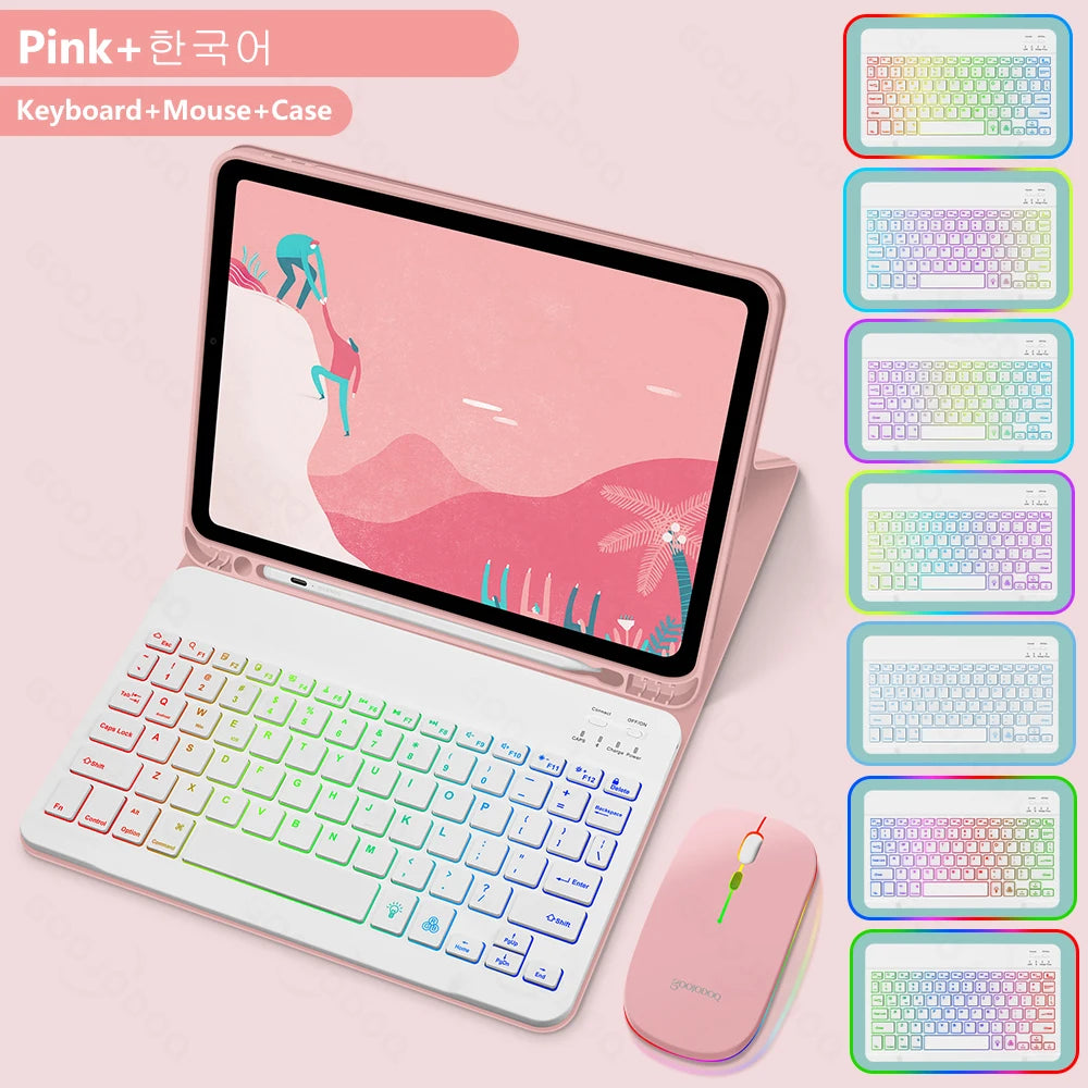 Magic Keyboard and Mouse For iPad Goojodoq