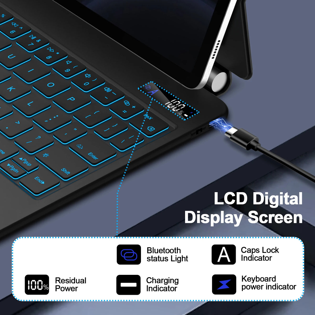 Goojodoq Magic Keyboard for Samsung Tab S