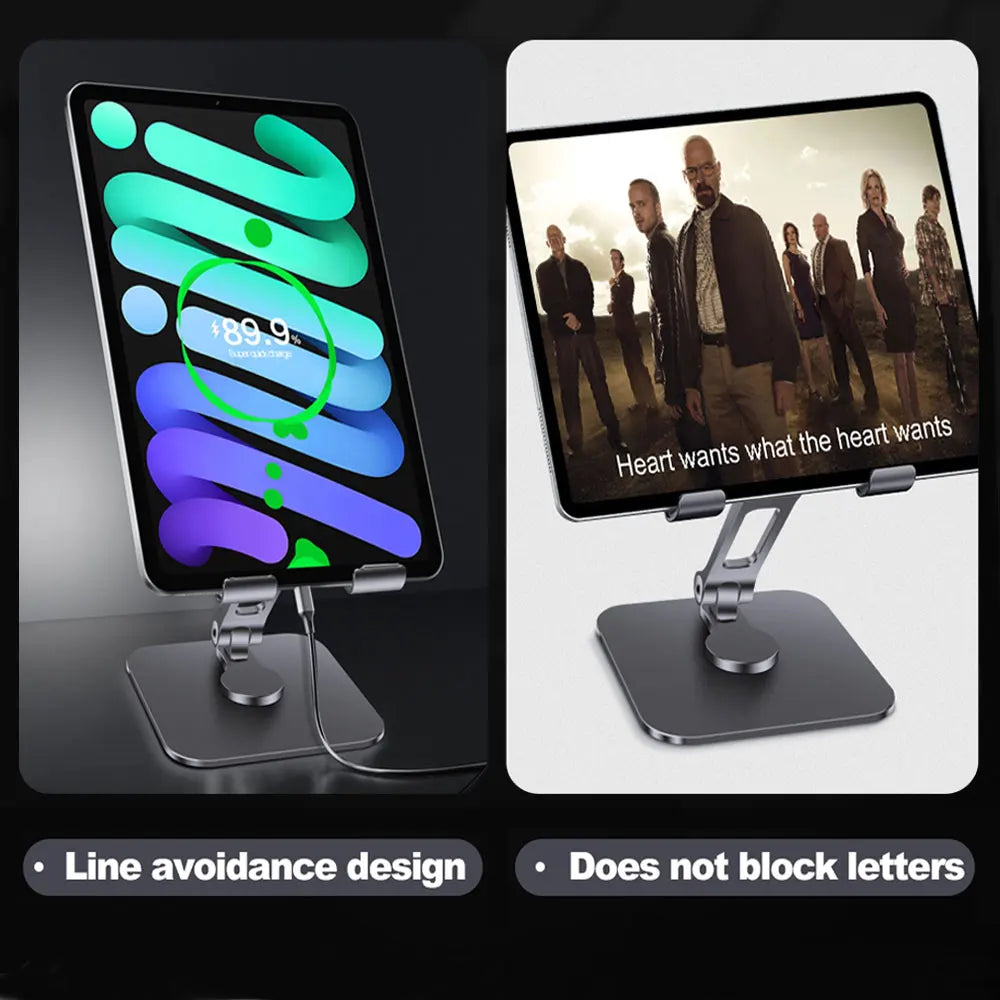 Tablet Stand Holder 360º Rotation Metal Goojodoq