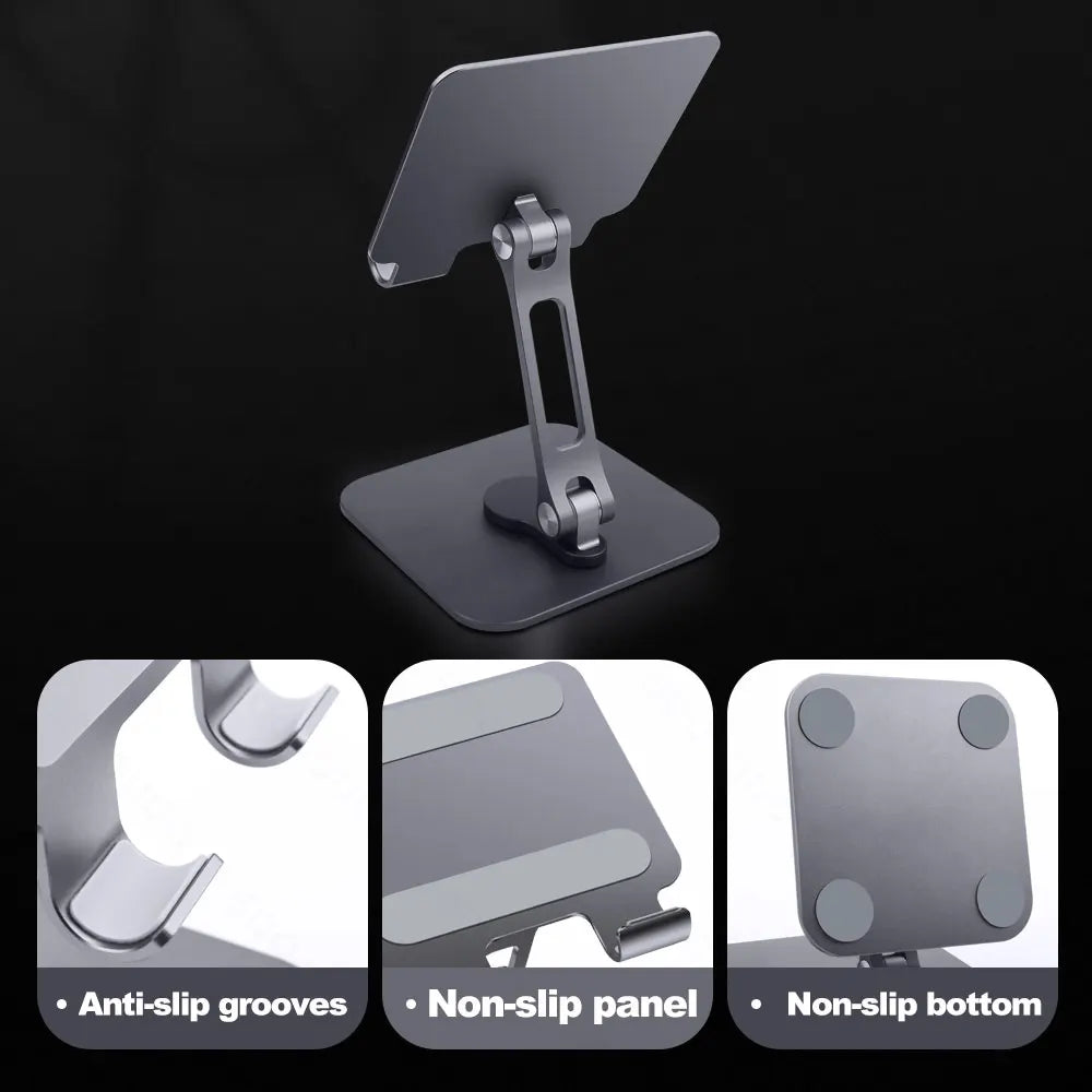 Tablet Stand Holder 360º Rotation Metal Goojodoq