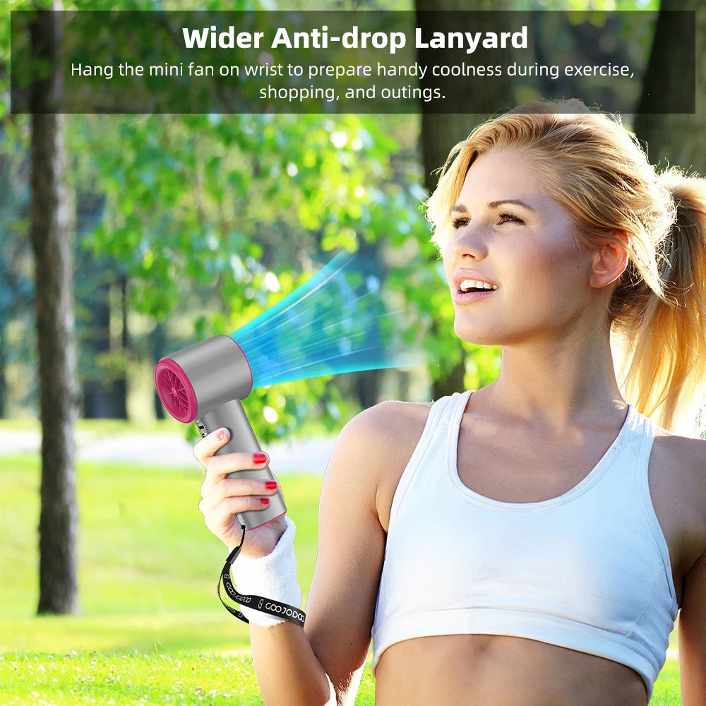 High-speed Portable Handheld Fan GFS001 Goojodoq