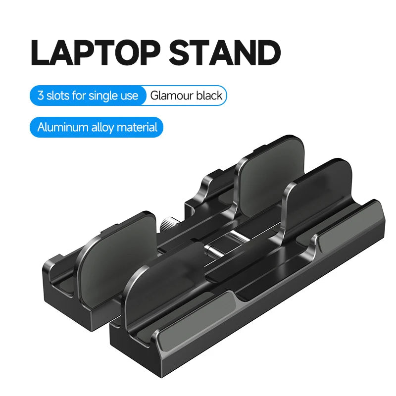 Goojodoq Updated Vertical Laptop Stand 2-in-1