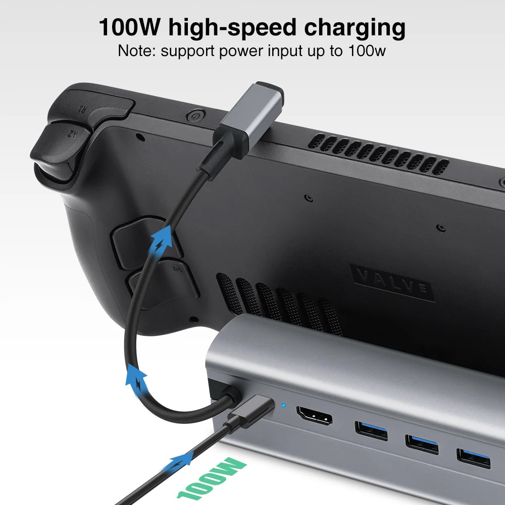 Steam Deck Docking Station 6-in-1 4K Goojodoq