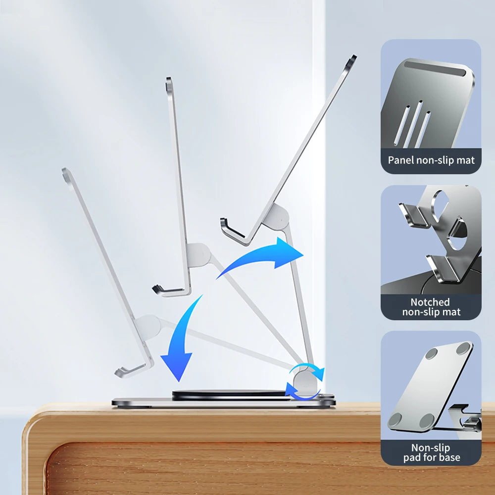 Metal Stand Holder For Tablet or Smartphone Goojodoq