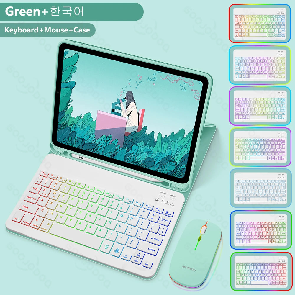 Magic Keyboard and Mouse For iPad Goojodoq