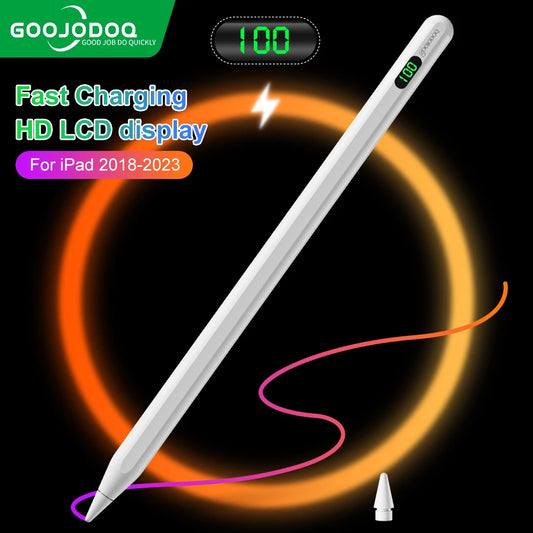 Stylus Pencil with LCD Display GO40 for iPad 2018 - 2023 Goojodoq