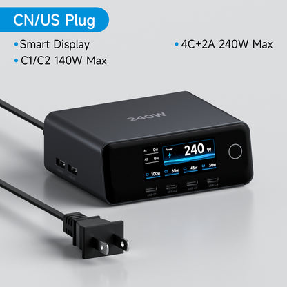 Hagibis 240W Smart Display Charging Station