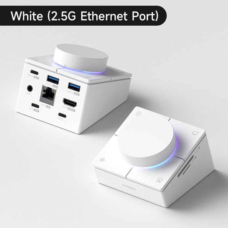 Hagibis Knob USB C Hub With Shortcut Buttons