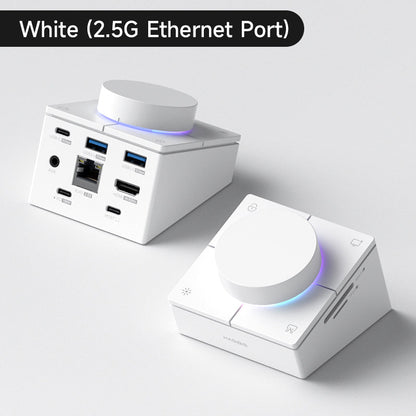 Hagibis Knob USB C Hub With Shortcut Buttons