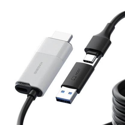 Hagibis Video Capture Cable HDMI to USB-A/Type-C