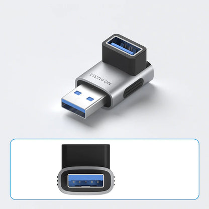 Hagibis USB 3.2 90° Multi-Angle Adapter – 10Gbps 60W