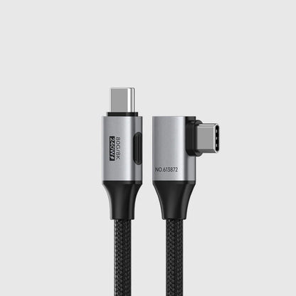 Hagibis USB4 USB-C Cable 80Gbps 240W Right Angle 8K
