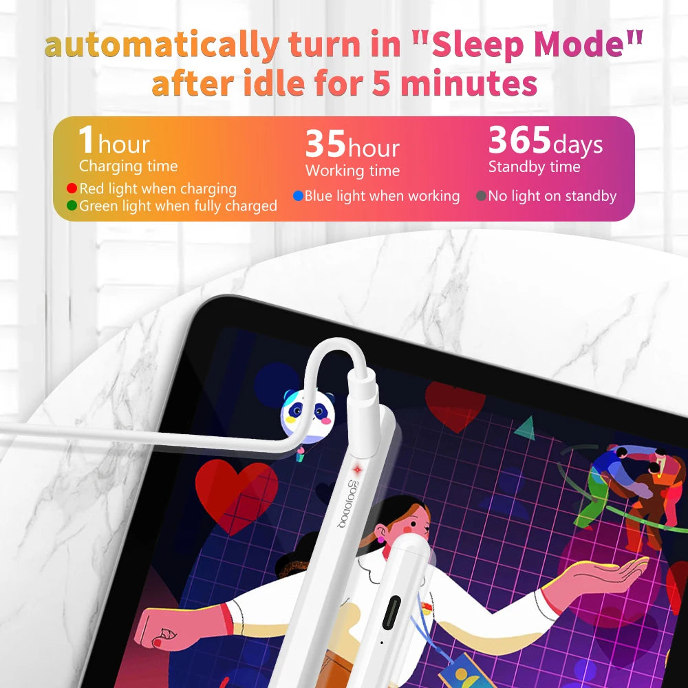 Universal Stylus Pen GD02 for iPad and Android Goojodoq