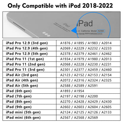 Apple Pencil Bluetooth for iPad 2018-2021 Goojodoq