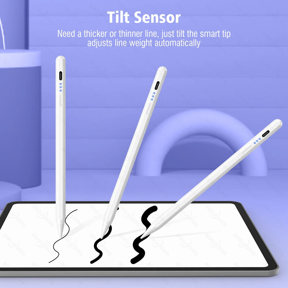 Stylus Pencil with Palm Rejection & Tilt Sensor for iPad Goojodoq