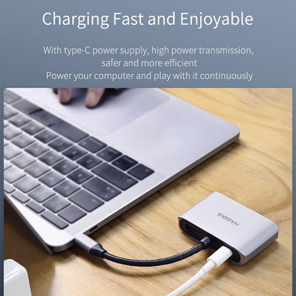 USB C to HDMI VGA Converter HAGIBIS