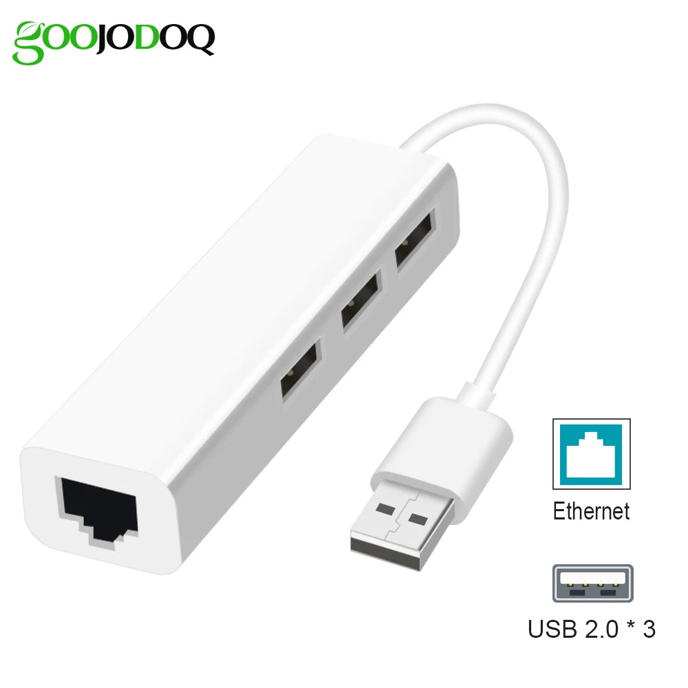Goojodoq USB Ethernet USB Hub to RJ45