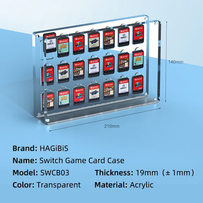 Hagibis Game Card Case for Nintendo Switch