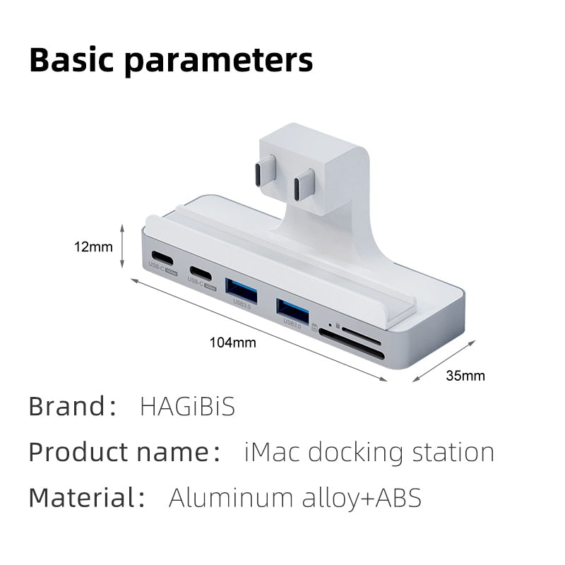 iMac USB-C Hub Hagibis