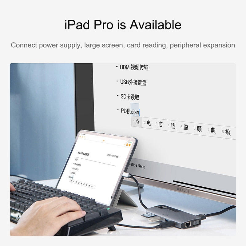 11 in 1 USB-C Hub Hagibis