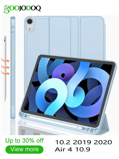 Protective Case for iPad with Pencil Holder