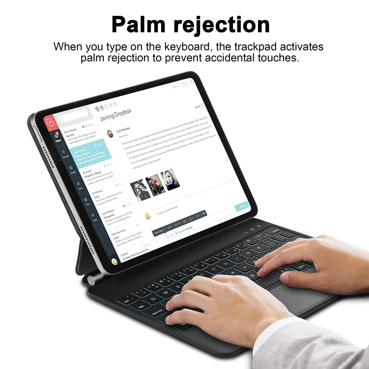 Goojodoq Wireless Keyboard Case for iPad