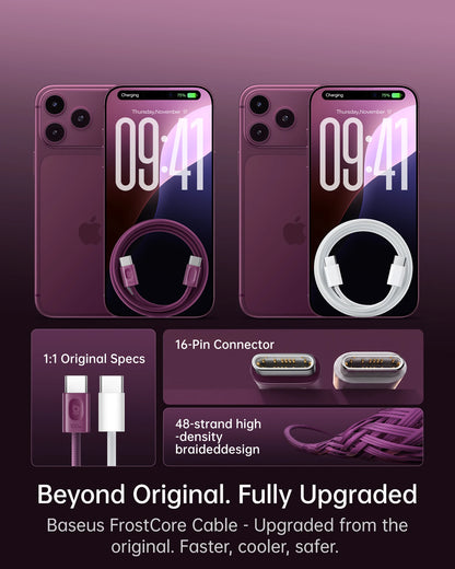 Baseus FrostCore 100W USB-C to USB-C Braided Cable