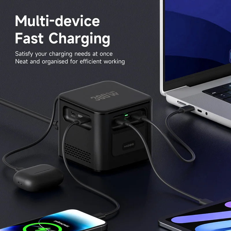 Hagibis 380W GaN 8-Port Charger PD3.1