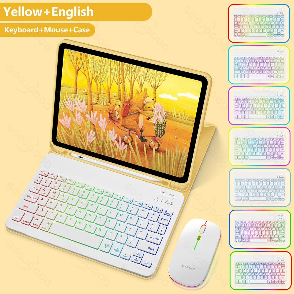 Magic Keyboard and Mouse For iPad Goojodoq