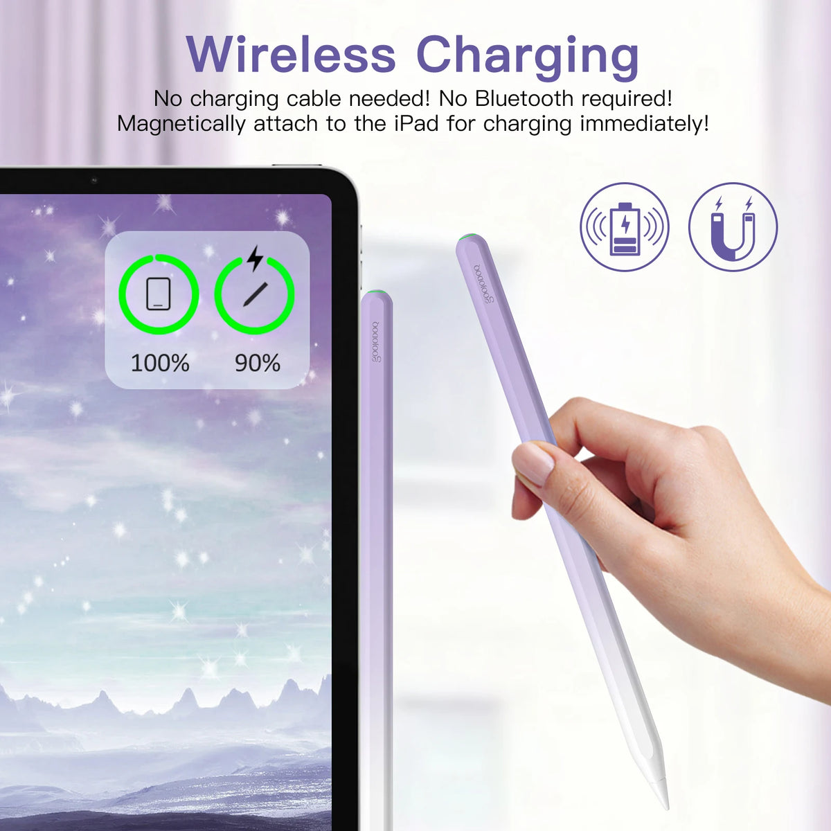 Goojodoq GD13 Pencil Stylus Magnetic Charging