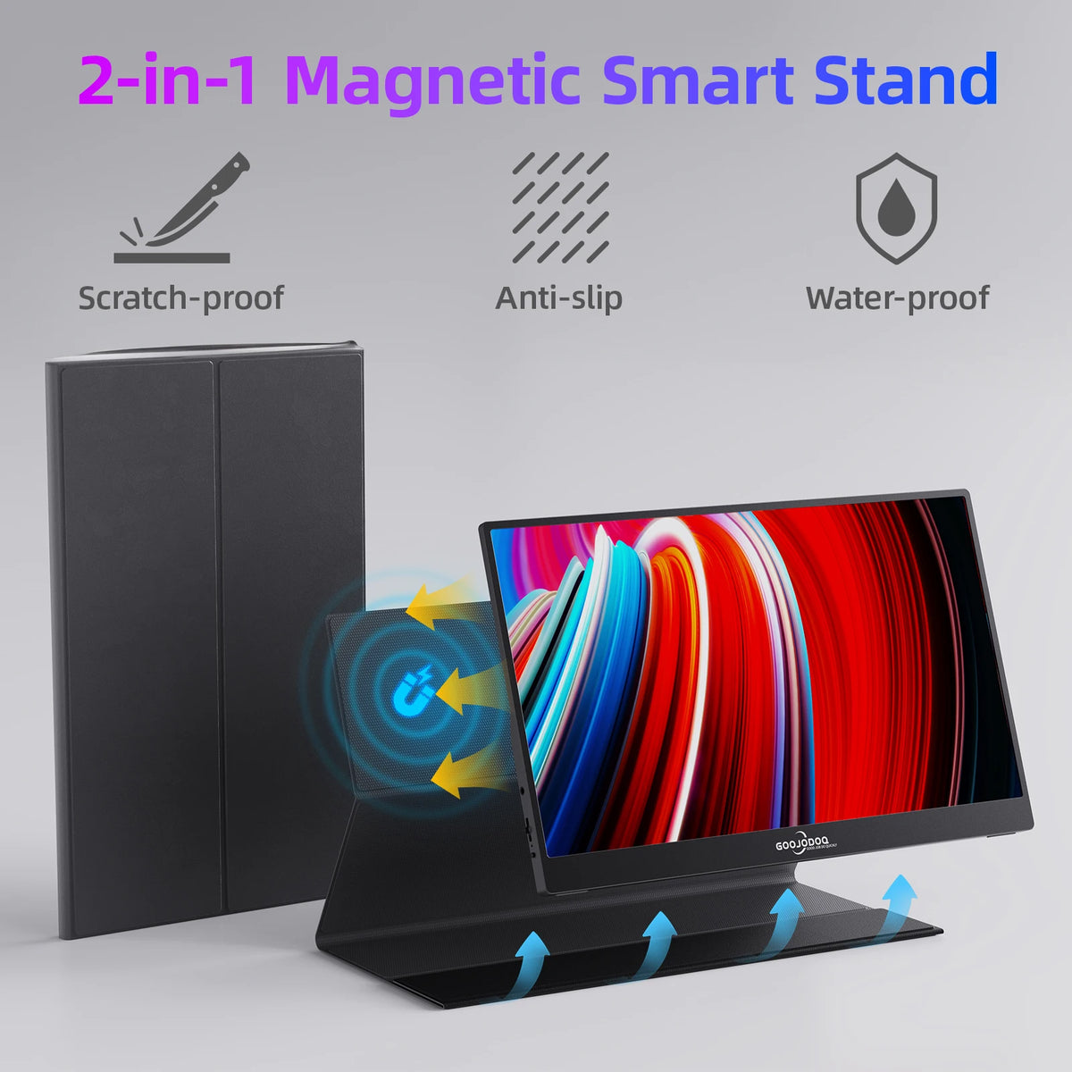 Goojodoq Portable Monitor 15.6" HDR 1920X1080 GJ20