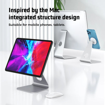 iMac-Style Magnetic Desk Mount – iPhone & iPad Compatible