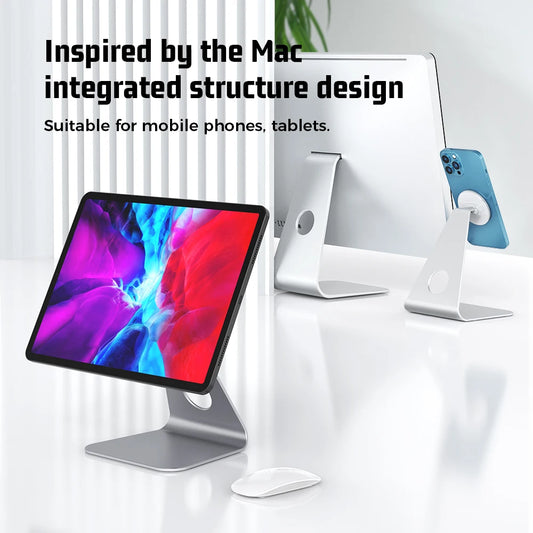 iMac-Style Magnetic Desk Mount – iPhone & iPad Compatible