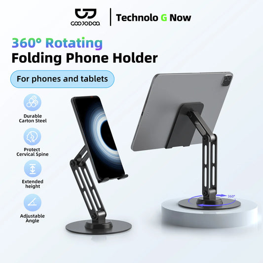 360° Rotating & Folding Phone or Tablet Holder