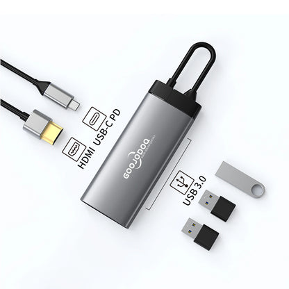 Docking Station USB C HDMI PD 100W Goojodoq