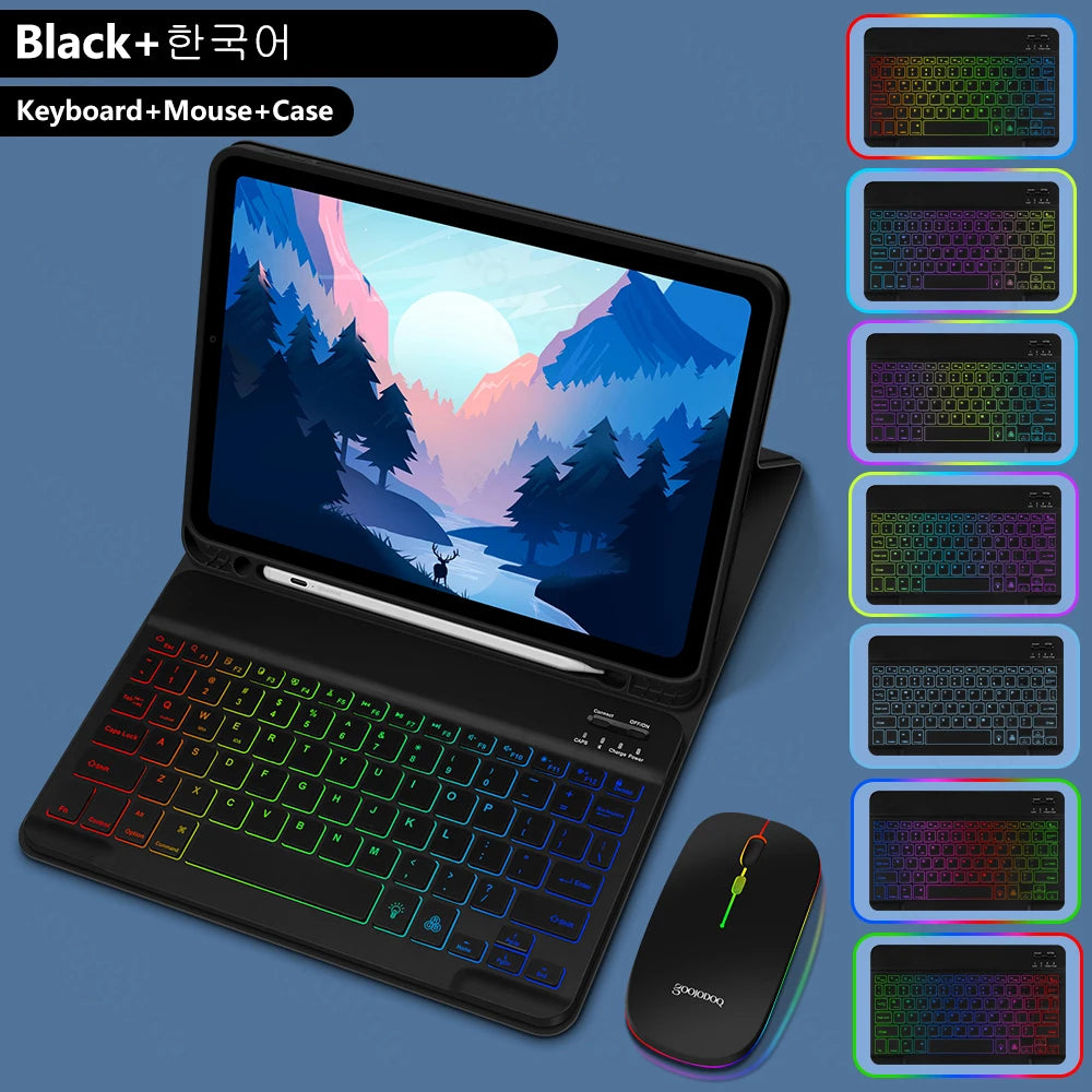 Magic Keyboard and Mouse For iPad Goojodoq