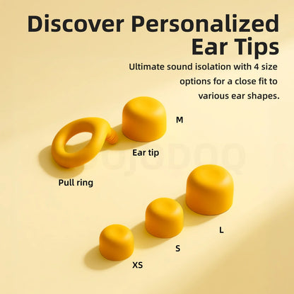 GOOJODOQ Nailoong Silicone Noise Reduction Earplugs
