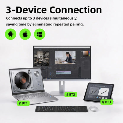 GOOJODOQ Foldable Bluetooth Keyboard with Touchpad