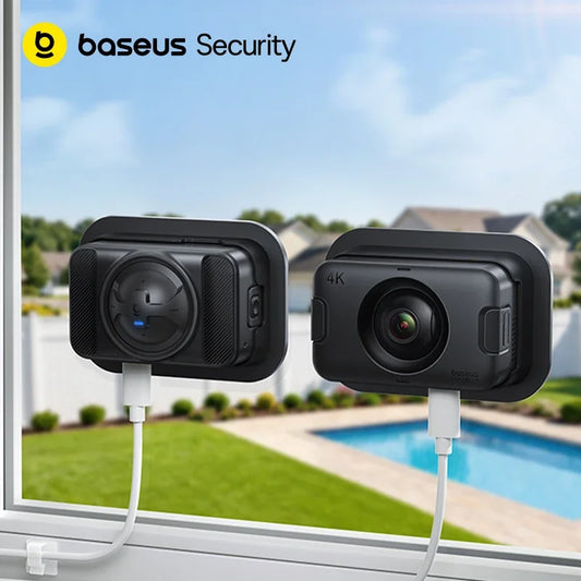 Baseus W1 4K WiFi Security Camera for Window Monitoring