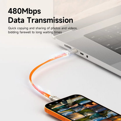 Hagibis 240W USB-C Lanyard Cable with Keychain