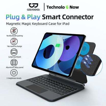 Magnetic Magic Keyboard Case for iPad