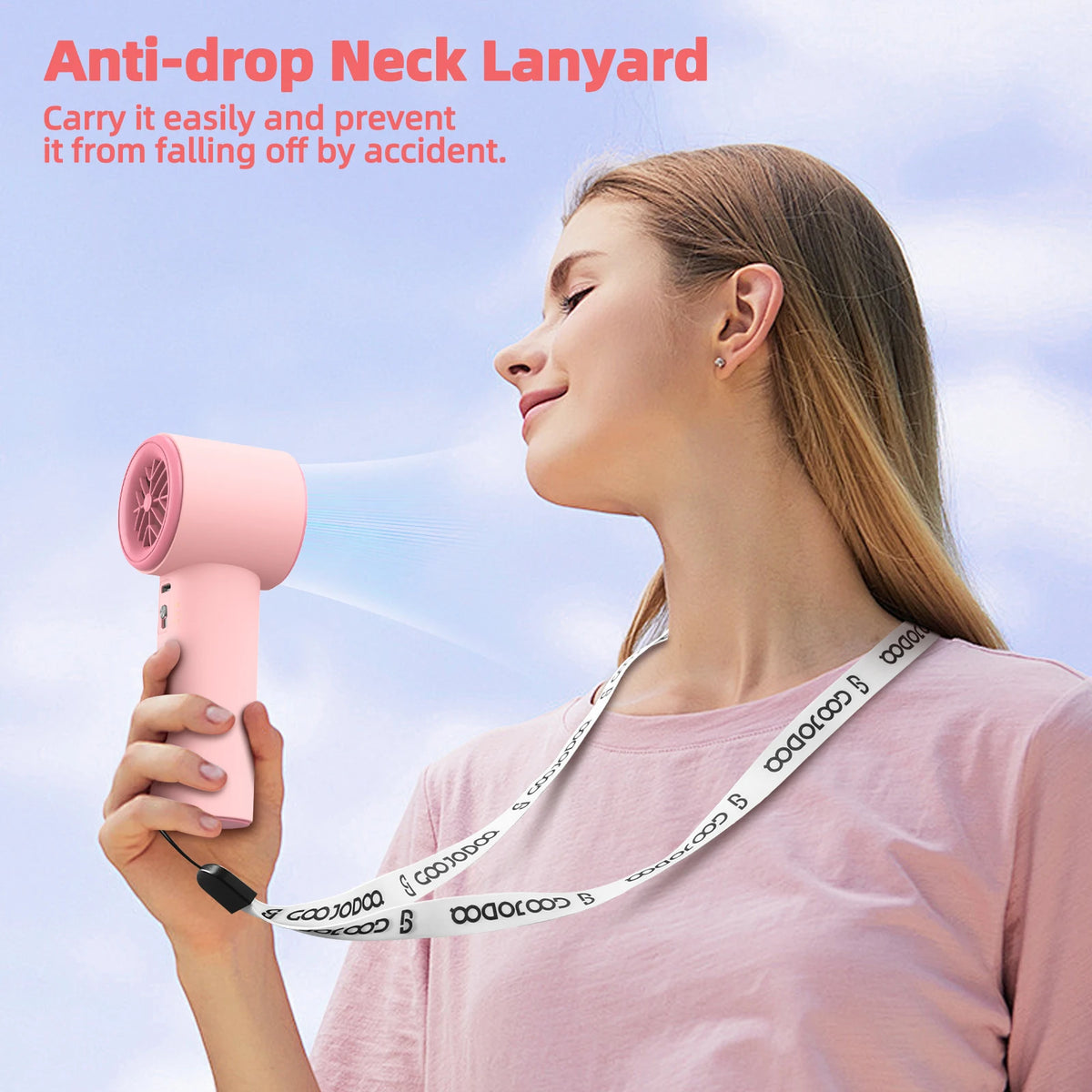 Handheld Fan Semiconductor Refrigeration Goojodoq